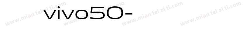 旗黑可变vivo50字体转换