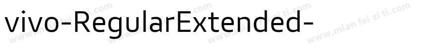 vivo-RegularExtended字体转换