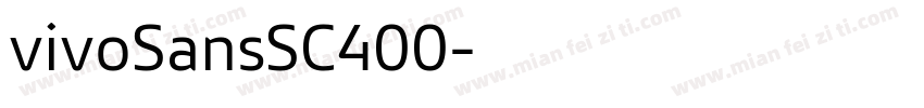 vivoSansSC400字体转换