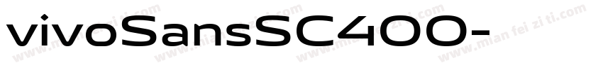 vivoSansSC400字体转换