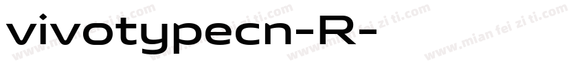 vivotypecn-R字体转换