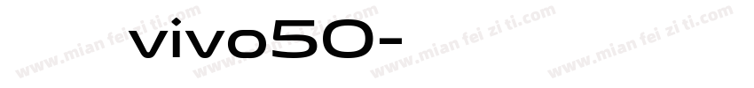旗黑可变vivo50字体转换