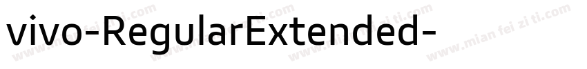vivo-RegularExtended字体转换