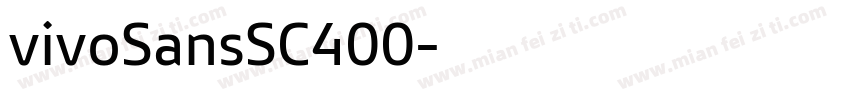 vivoSansSC400字体转换