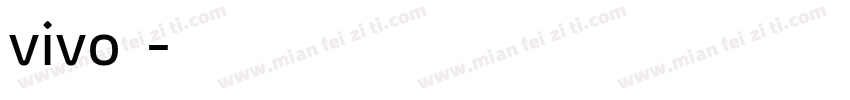 vivo体字体转换