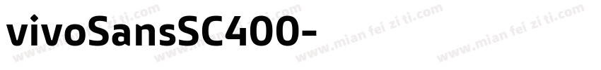 vivoSansSC400字体转换