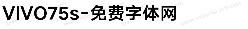 VIVO75s字体转换
