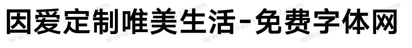 因爱定制唯美生活字体转换