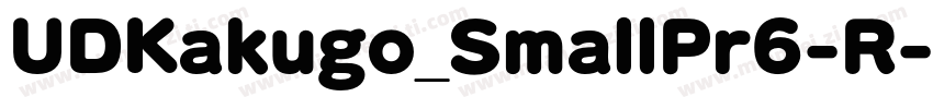 UDKakugo_SmallPr6-R字体转换
