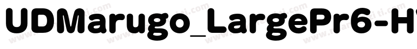 UDMarugo_LargePr6-HV字体转换