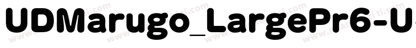 UDMarugo_LargePr6-U字体转换
