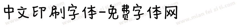 中文印刷字体字体转换