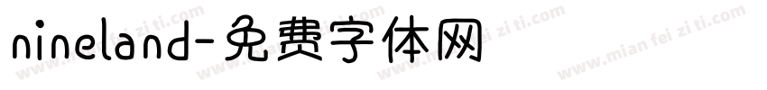 nineland字体转换