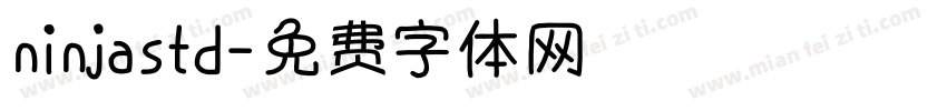 ninjastd字体转换