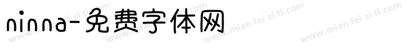 ninna字体转换