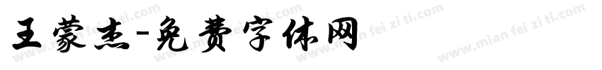 王蒙杰字体转换