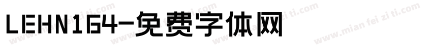 LEHN164字体转换