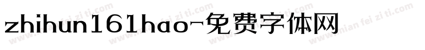 zhihun161hao字体转换