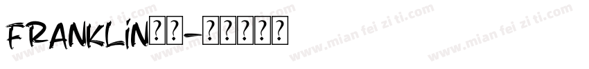 franklin字体字体转换