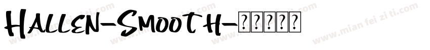Hallen-Smooth字体转换