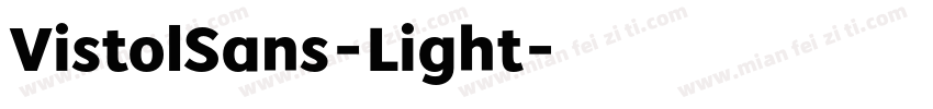 VistolSans-Light字体转换