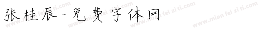 张桂辰字体转换
