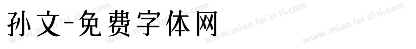 孙文字体转换