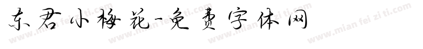 东君小梅花字体转换