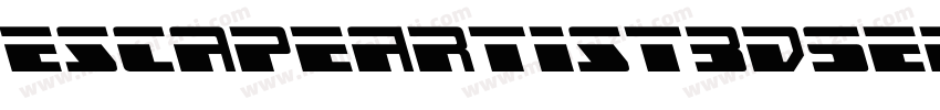 EscapeArtist3DSemiItalic-axYL5字体转换