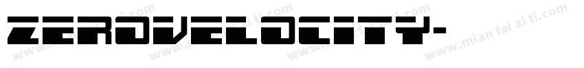 ZeroVelocity字体转换