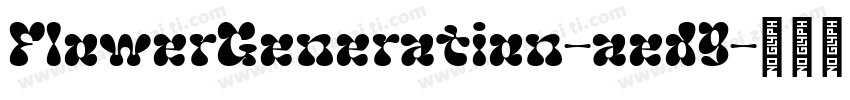 FlowerGeneration-aed9字体转换