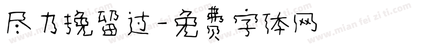 尽力挽留过字体转换