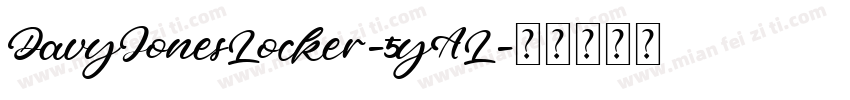 DavyJonesLocker-5yAL字体转换