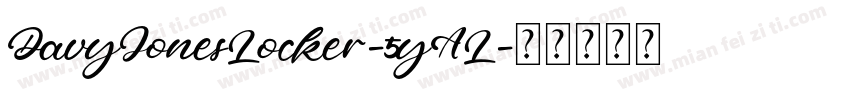 DavyJonesLocker-5yAL字体转换