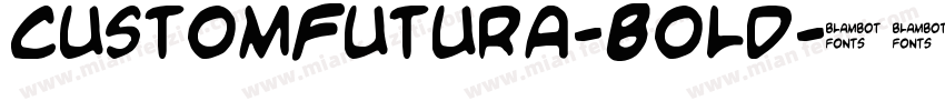 customFutura-Bold字体转换