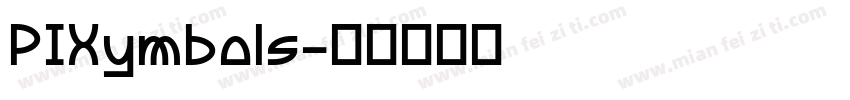 PIXymbols字体转换