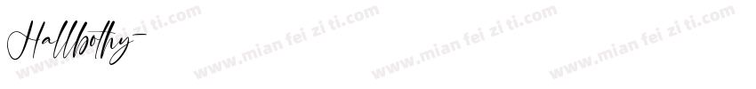 Hallbothy字体转换