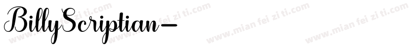 BillyScriptian字体转换