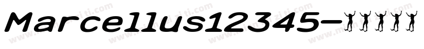 Marcellus12345字体转换