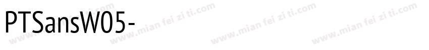 PTSansW05字体转换