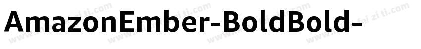 AmazonEmber-BoldBold字体转换