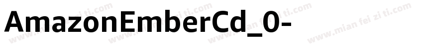 AmazonEmberCd_0字体转换