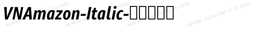 VNAmazon-Italic字体转换