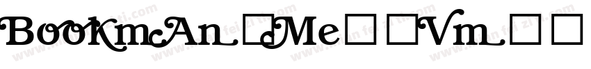 Bookman-Medium字体转换