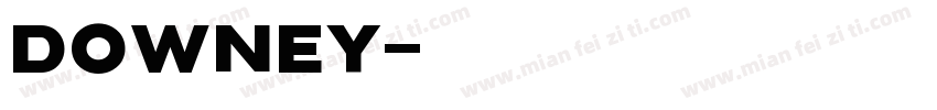 Downey字体转换