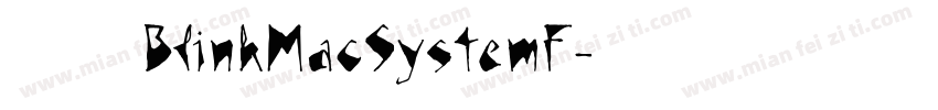 中文字体BlinkMacSystemF字体转换