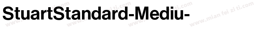 StuartStandard-Mediu字体转换