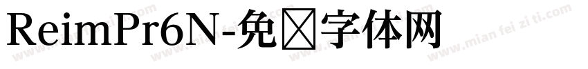 ReimPr6N字体转换