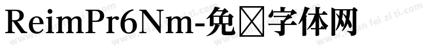 ReimPr6Nm字体转换