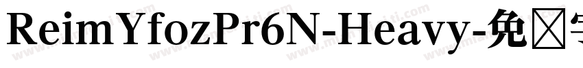ReimYfozPr6N-Heavy字体转换
